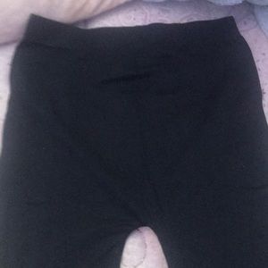 black high waisted tights